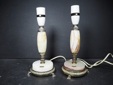 Pair of Vintage English Onyx /