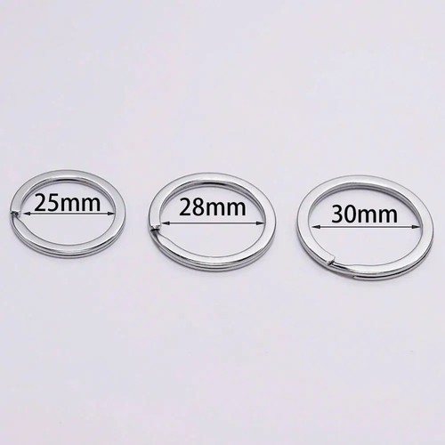 Split rings round - split,