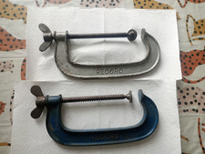 2x Vintage RECORD 8" G Clamps