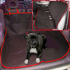RED 2 IN 1 WATERPROOF CAR REAR BACK SEAT COVER PET DOG PROTECTOR BOOT MAT LINER