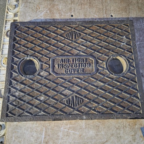 Cast iron manhole cover - cast,