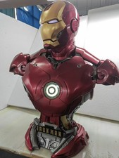 Pre-sale MK3 Iron Man Mark III 1/1 Life Size Bust Scale Resin statue figure LED