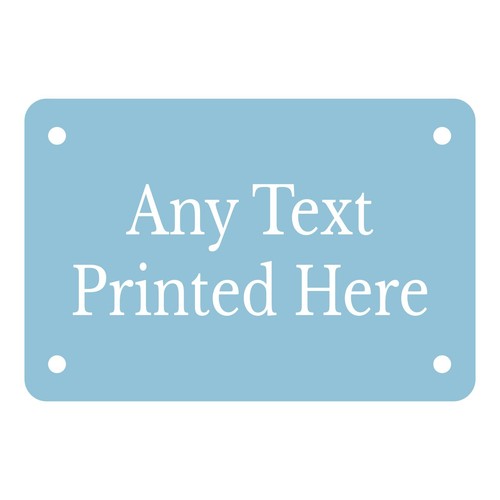 Personalised printed aluminium - printed,