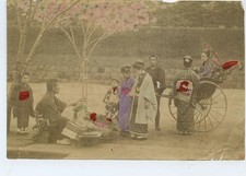 Street Seller & Rickshaw In