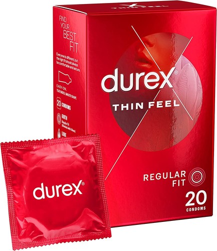 Durex thin feel latex condoms - durex,