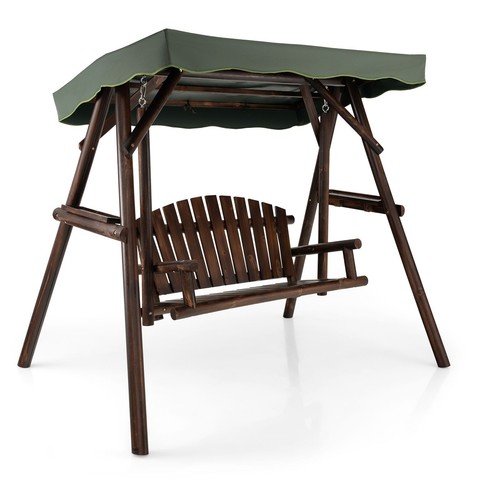 Person wooden garden swing - wooden,