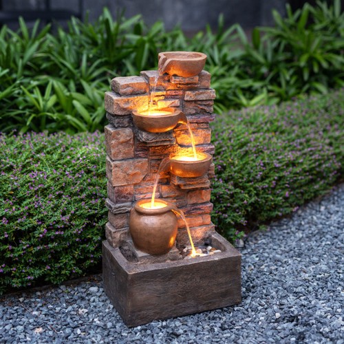 Garden water feature outdoor - water,