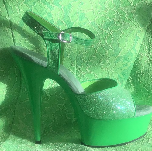 Pleaser neon green - -, delight
