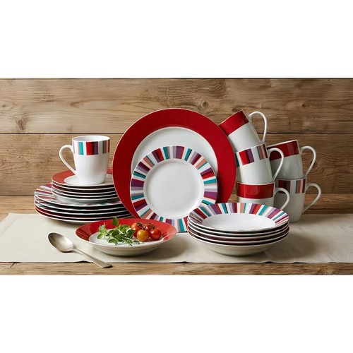 24pc porcelain dinner set - 24pc,