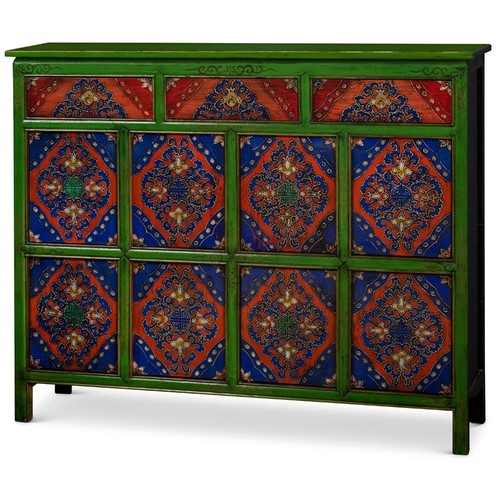 Seller hand painted green - -,
