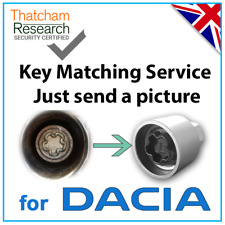 for DACIA Security Master Locking Lock Wheel Nut Key Bolt Lug UK Matching