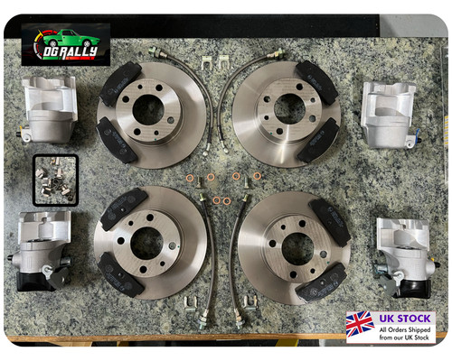 Front rear brake kit fiat - rear,