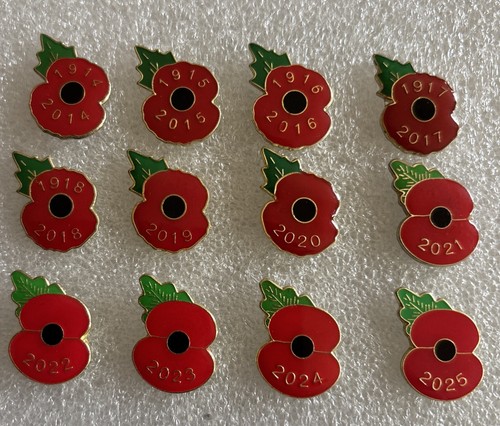 Enamel poppy flower - enamel,