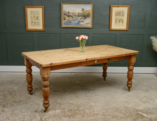 Vintage pine farmhouse dining - vintage,