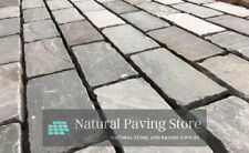 Kandla Grey sandstone paving patio Cobble setts | 200mmx100mmx40/60mm