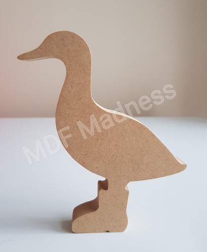 Mdf craft shape wooden duck - mdf, shape.