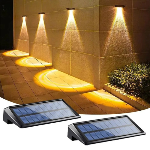 Pack solar wall lights led - solar, 4