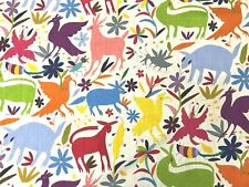 ANDREW MARTIN CURTAIN FABRIC DESIGN "Tiki Tiki Carnival" 3 METRES COTTON BLEND