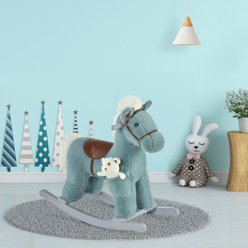 Kids plush ride rocking - ride-on,