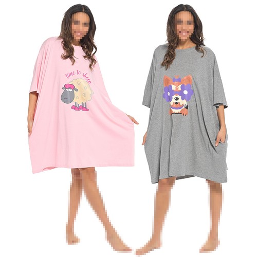 Ladies oversized nighties - ladies,