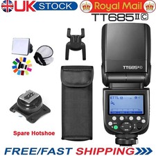 Godox TT685IIC 2.4G TTL HSS Camera Flash Speedlite For Canon with Spare Hotshoe