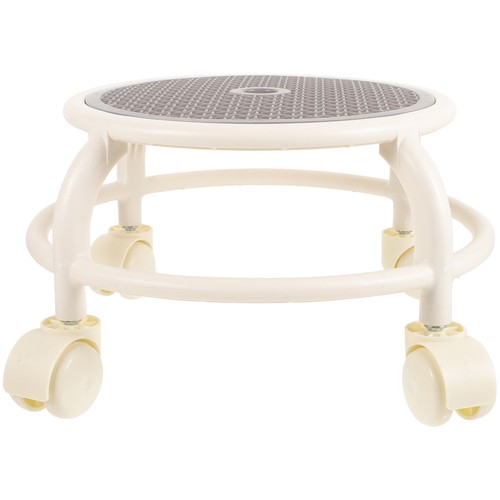 Low small stool rolling - small,