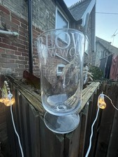 Rare Discontinued Emma Bridgewater Blow Wind Blow Glass Hurricane Lamp….