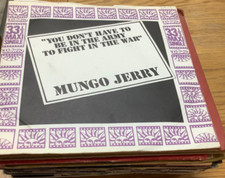 20 x  1970s  7 inch vinyl JOB