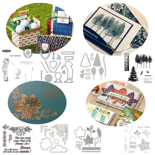 Golf clear stamps - clear,