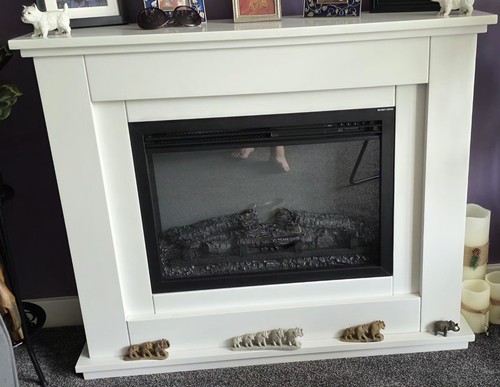 Electric fire and - fire, place