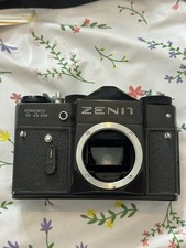 Zenit TTL 35mm SLR Film Camera Body Reel-Winder, Shutter work fine. Clean mirror