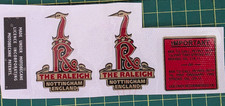 Raleigh RM Moped reproduction Decals Self Adhesive Vintage Moped