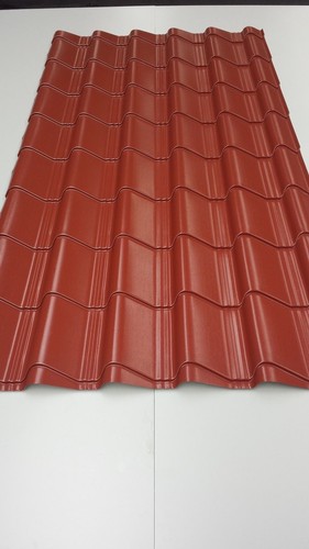 Tile effect roofing sheets - effect,