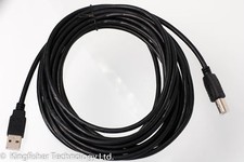 5m USB PC / Fast Data Synch Black Cable Lead for Dell 3100cn Printer