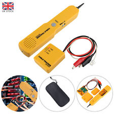 Cable Finder Tone Generator New Probe Tracer RJ11 Wire UK Tracker Network Tester