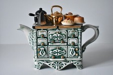 Large The Teapottery Teapot Aga Stove/ Range Cooker Novelty Ceramic  (E)