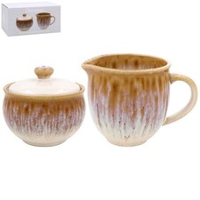 Reactive Glaze Sugar Bowl and