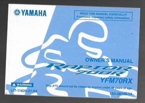 Yamaha raptor 700r yfm70rx - raptor,