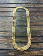 Industrial Brass Oval Ship Porthole Hatch – Nautical Salvage Window Wall Decor