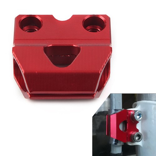Red brake line hose - brake, clamp