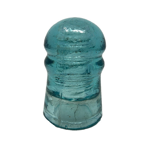 Antique aqua glass - antique, threadless