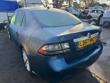 SAAB 9-3 MK2 SALOON FACELIFT 07-12 REAR BUMPER FUSION BLUE 300 *BREAKING SPARES