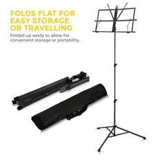 Black Adjustable Tripod Music