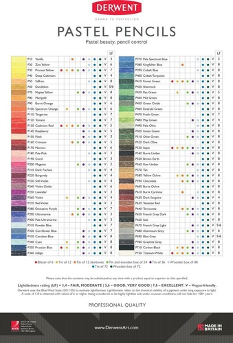 Derwent pastel pencils all - derwent,