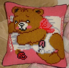 Gobelin L Baby Bear Pink Printed Cross Stitch Kit