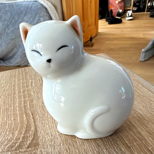 White glazed ceramic pottery - glazed,