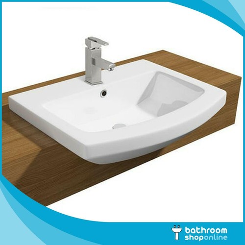 Semi recessed ceramic - semi-recessed, basin