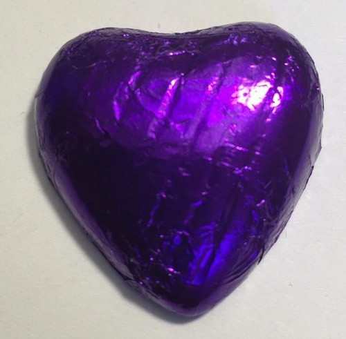 Chocolate love hearts - hearts, foil