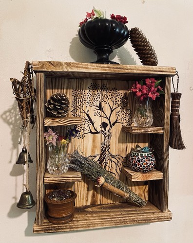 Tree life wooden altar - life,