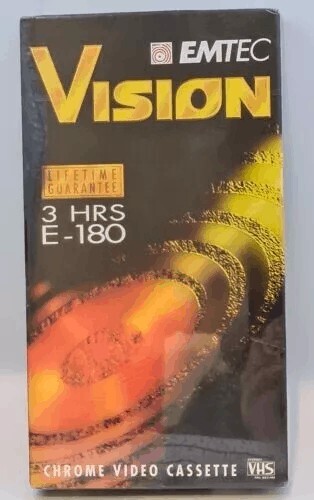 Blank vhs emtec vision - blank, e-180